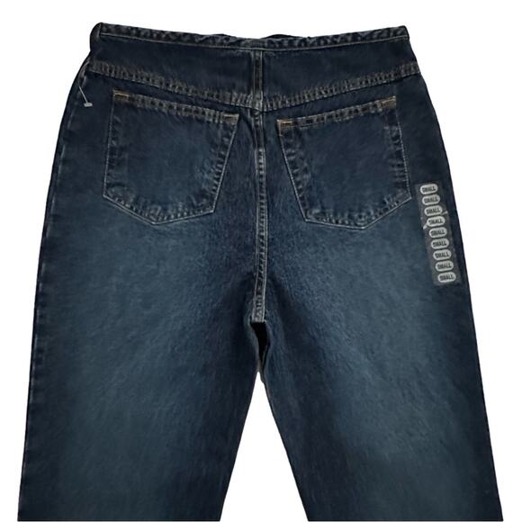 Motherhood Maternity Jeans Pants Dark Blue Wash Straight Leg Denim Small NEW - Picture 5 of 12